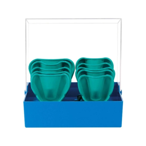 CLAN BORDER-LOCK AFDRUKLEPELS PRAKTIJKDOOS BETAND BOVEN GROEN NR.5411G (10st)