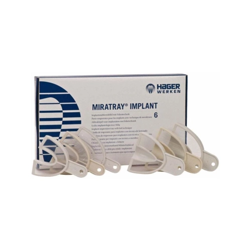 HAGER&WERKEN AFDRUKLEPELS MIRATRAY ASSORTED IMPLANT INTRO VERPAKKING (6st)