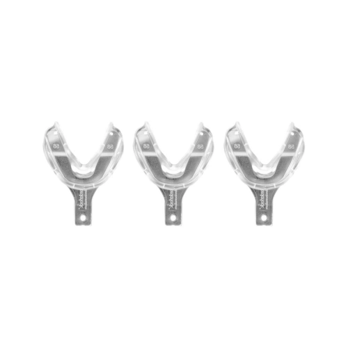 CLAN BORDER-LOCK IMPLANT-LEPELS TRANSPARANT SOLID ONDER NR.58 (10st)