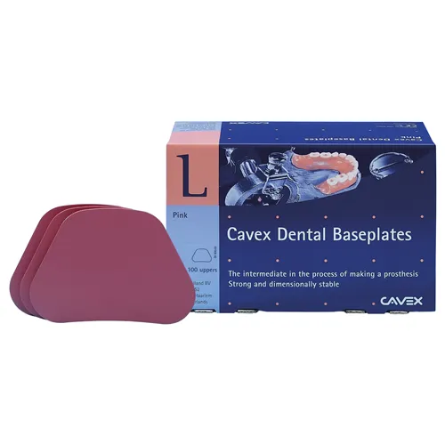 CAVEX BASE PLATES ROZE BOVEN (100st)