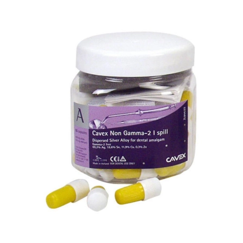 CAVEX NON GAMMA-2 CAPSULES 1 SPILL (50st geel-wit)