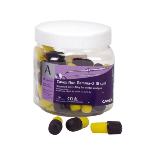 CAVEX NON GAMMA-2 CAPSULES 3 SPILL (50st geel-zwart)