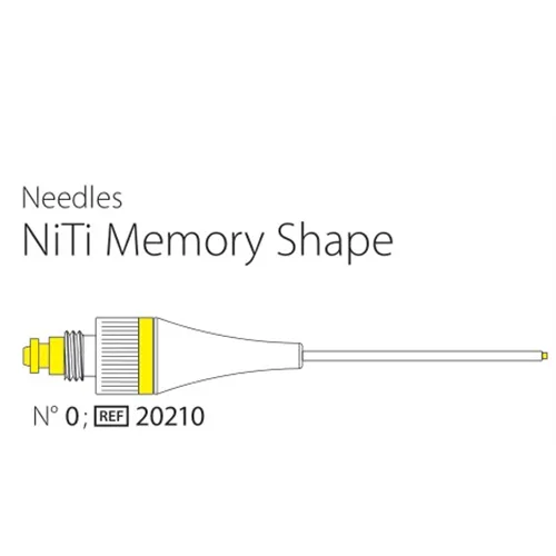 PD MAP SYSTEM NITI MEMORY SHAPE (SOFT) TIP RECHT NR.0 GEEL Ø 0.85mm + PLASTIC PLUNGER 20210