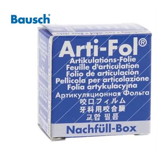 BAUSCH ARTIKULATIEPAPIER ARTI-FOL BK1027 8µ BLAUW OP ROL (22mmx20mtr)