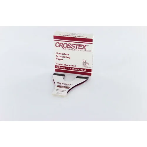 CROSSTEX ARTIKULATIEPAPIER HOEFIJZERVORMIG TPH (6x12st)