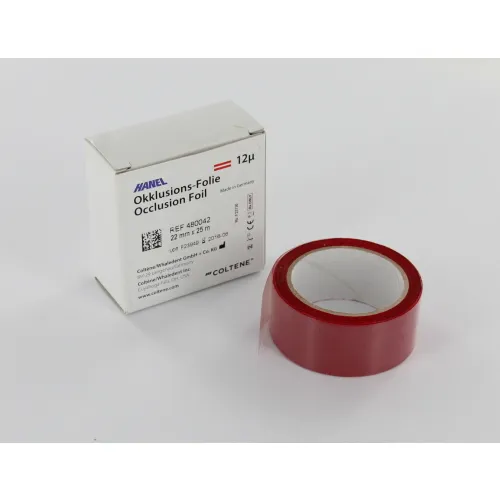 HANEL ARTIKULATIEFOLIE 22mm DUBBELZIJDIG ROOD (25mtr)