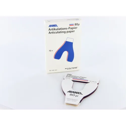 HANEL ARTIKULATIEPAPIER HOEFIJZERVORMIG BLAUW/ROOD (72pg)