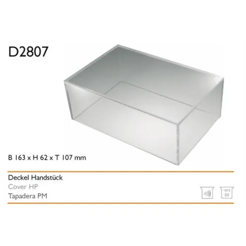 MEISINGER HP PLEXIGLAS BORENSTANDAARD-DEKSEL D-2807