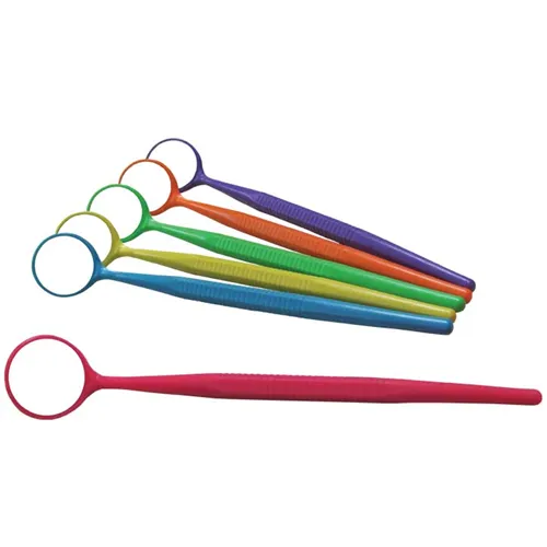 ZIRC CRYSTAL PLASTIC MONDSPIEGELS MAAT 4 MET HEFT ASSORTIMENT KLEUR NEON (12st)