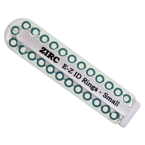 ZIRC E-Z ID CODE-RINGEN SMALL B LICHT BLAUW (25st)