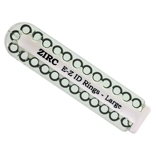 ZIRC E-Z ID CODE-RINGEN LARGE I GRIJS (25st)