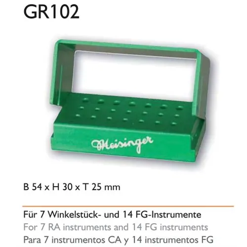 MEISINGER BORENSTANDAARD FG14/RA7 GROEN