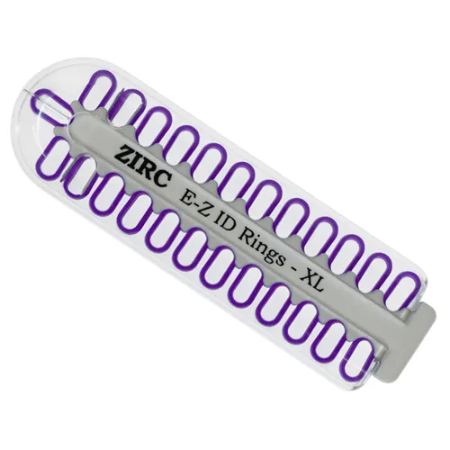 ZIRC E-Z ID CODE-RINGEN XLARGE NEON PAARS (25st)