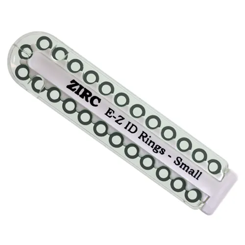ZIRC E-Z ID CODE-RINGEN SMALL I GRIJS (25st)