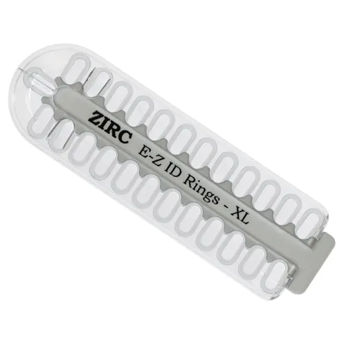 ZIRC E-Z ID CODE-RINGEN X-LARGE WIT (25st)