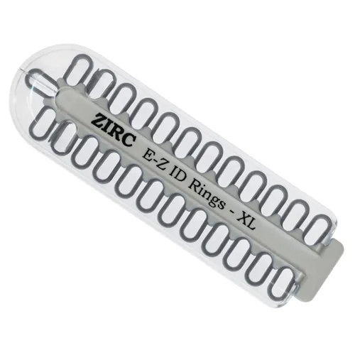 ZIRC E-Z ID CODE-RINGEN X-LARGE GIJS (25st)