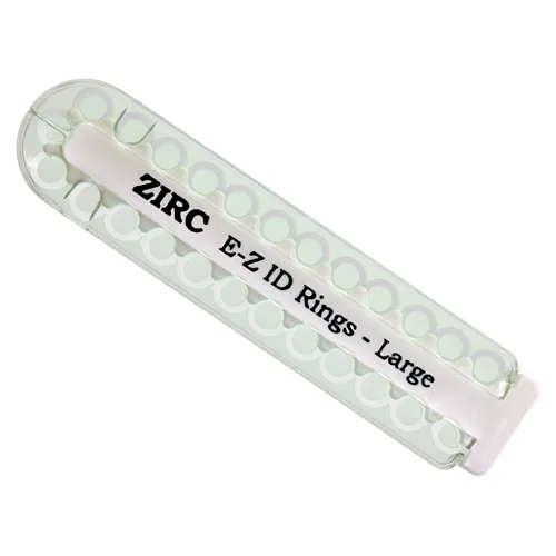 ZIRC E-Z ID CODE-RINGEN LARGE A WIT (25st)