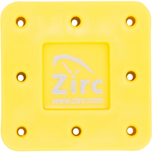 ZIRC BORENSTANDAARD 8-GATS KLEUR O NEON GEEL