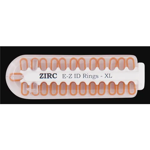 ZIRC E-Z ID CODE-RINGEN X-LARGE BRUIN (25st)