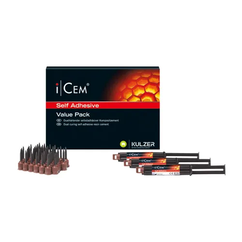 KULZER iCEM SELF ADHESIVE AUTOMIX VALUE PACK (3x7gr/tips) 66037633