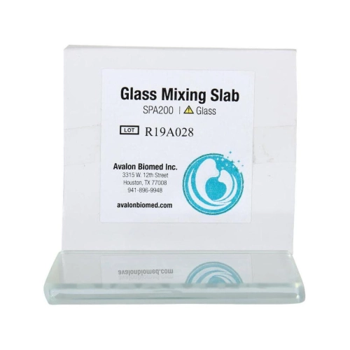AVALON BIOMED GLAS MENGPLAATJE 75x65x6mm REF SPA200
