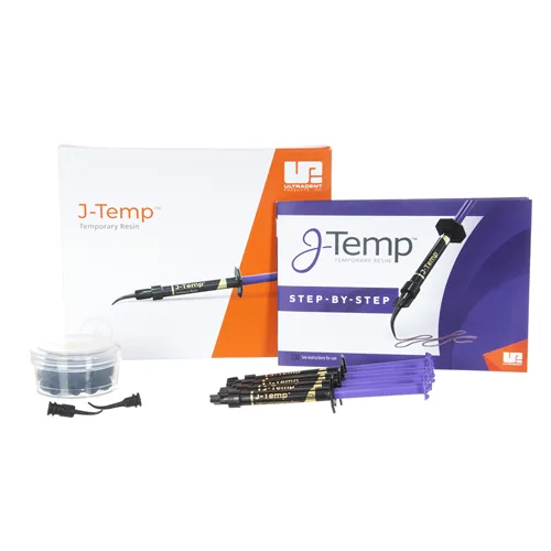 ULTRADENT J-TEMP TEMPORARY RESIN KIT 4897 (4x1,2ml/tips)