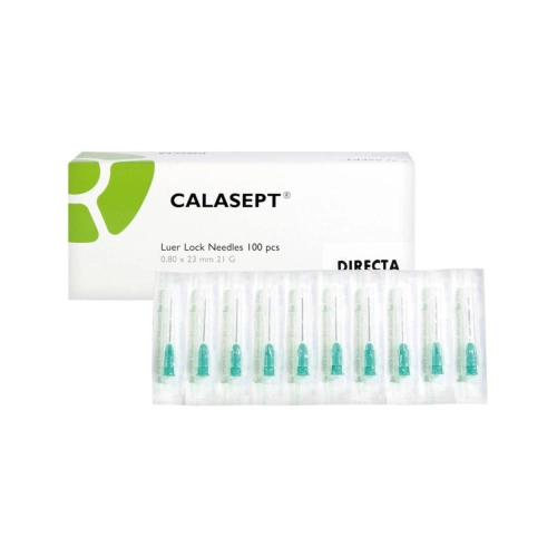 DIRECTA CALASEPT LUER NAALDEN 21G 0,8x23mm NIET STERIEL (100st)