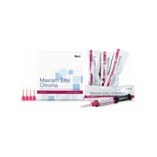 KERR MAXCEM ELITE CHROMA STANDARD KIT (4x5gr/ 24 am tips/ 8 io tips/ 8 canal tips)