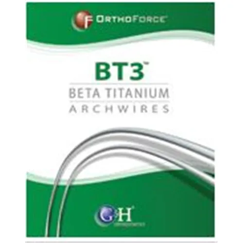 G&H BT3 BETA TITANIUM ARCHWIRE TRUEFORM I UPPER .017x.025 (10st)