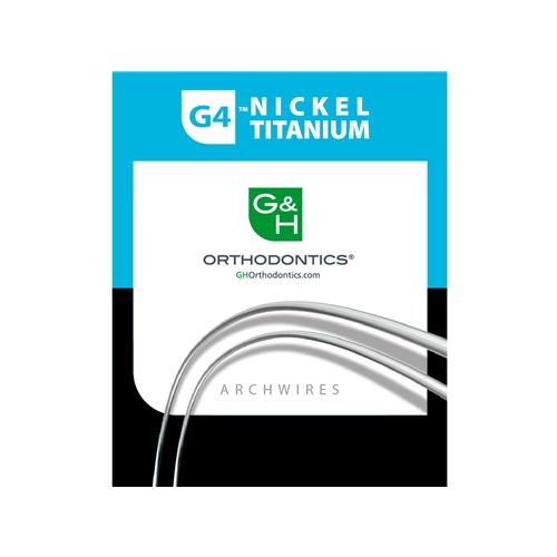 G&H G4 NITI TRUEFORM I .016x.016 LOWER+STOPS G4TFL1616CB (25st)