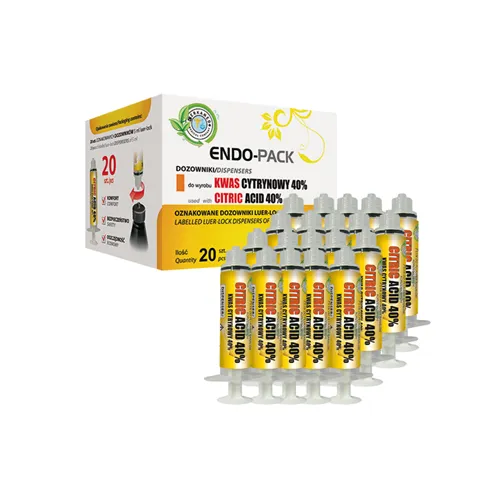 CERKAMED ENDO PACK VOOR CITROENZUUR GEEL  (20x5cc spuitjes met label)