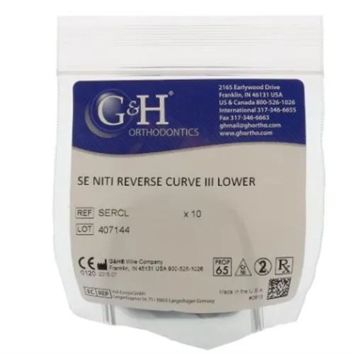 G&H SE NITI REVERSE CURVE III .014 LOW. (10st) SERCL3014