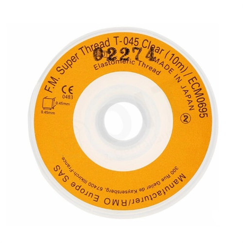 ROCKY MOUNTAIN ORTHODONTIC TIE CHAIN CLEAR CLOSED KETTING ELASTIEK .018x.018  (10mtr/ SPOEL) ECM0695