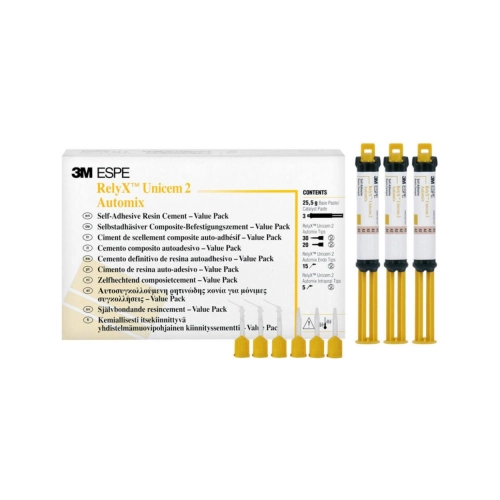 3M RELYX UNICEM-2 AUTOMIX VALUEPACK TRANSLUCENT (3x8,5gr/tips)