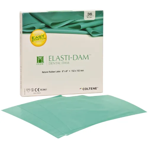 HYGENIC COFFERDAM VELLEN ELASTIDAM GREEN-MEDIUM (36st)