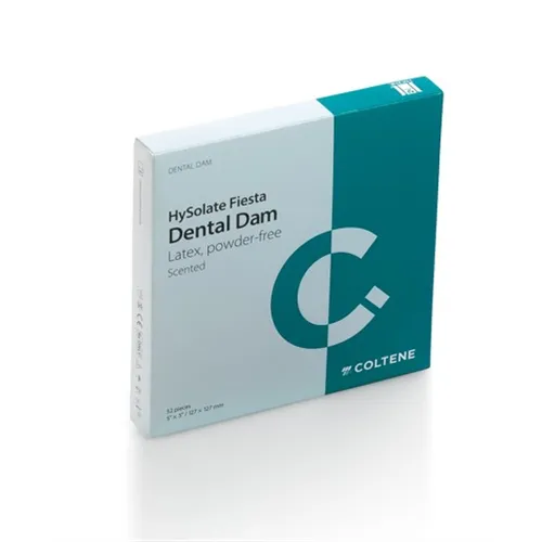 COLTENE HYSOLATE FIESTA LATEX COFFERDAM VELLEN LIGHT-MEDIUM 127x127mm (52st) REF 60034425