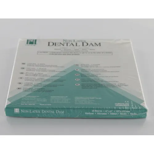 HYGENIC COFFERDAM VELLEN GREEN-MEDIUM NON-LATEX 152x152mm (15st)