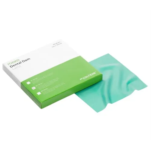 ROEKO COFFERDAM LATEX MEDIUM GROEN 15x15cm (36st)