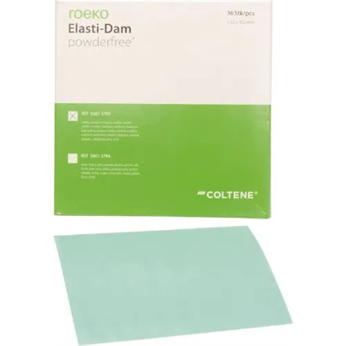 ROEKO ELASTI-DAM HEAVY GREEN 152x152mm (36st) REF: 60013794