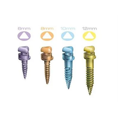 ORMCO VECTOR TAS MINI SCREW 12mm (6/pk)