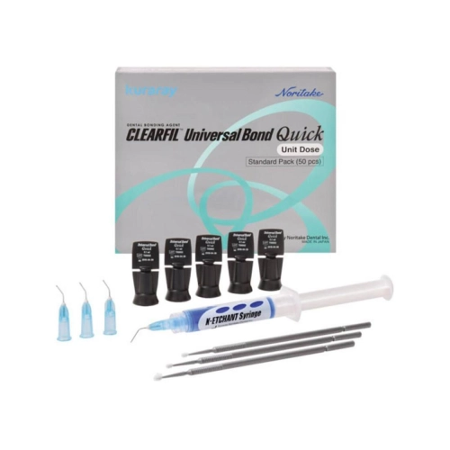KURARAY CLEARFIL UNIVERSAL BOND QUICK UNIT DOSE (50x0,1ml/ets 3ml/applicatie borsteltjes 50/ needle tips 20)