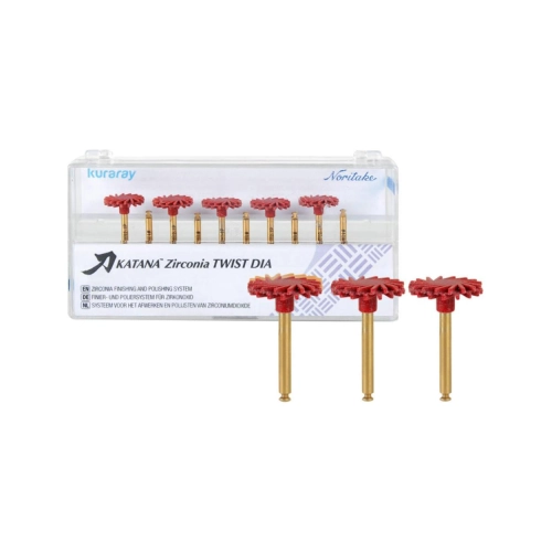 KURARAY KATANA ZIRCONIA TWIST DIA COARSE PRE-POLISHING 14mm (10st)