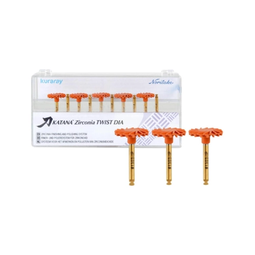 KURARAY KATANA ZIRCONIA TWIST DIA MEDIUM POLISHING 14mm (10st)
