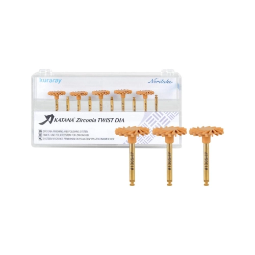 KURARAY KATANA ZIRCONIA TWIST DIA FINE HIGHSHINE POLISHING 14mm (10st)