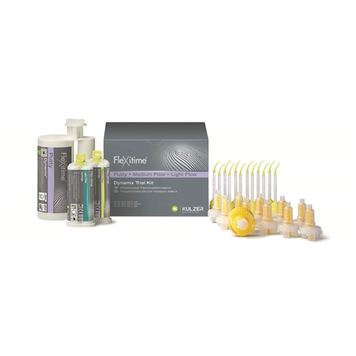 KULZER FLEXITIME DYNAMIX PUTTY TRIAL KIT (incl. medium & light flow) 66041065