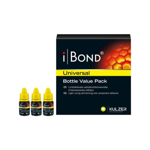 KULZER iBOND UNIVERSAL BOTTLE VALUE-PACK (3x4ml)
