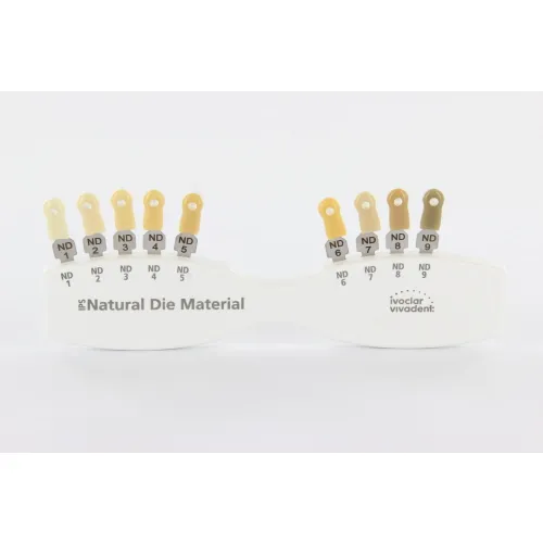 IVOCLAR IPS NATURAL DIE MATERIAL SHADE GUIDE ND1-9