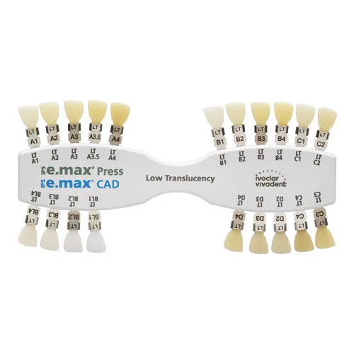 IVOCLAR E-MAX PRESS/CAD LT SHADE GUIDE