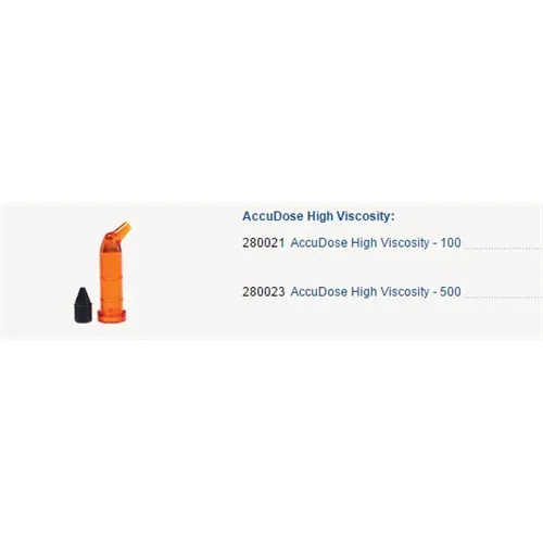 CENTRIX SPUIT AANZETSTUKJES ORANJE HIGH VISCOSITY 280023 (500st)