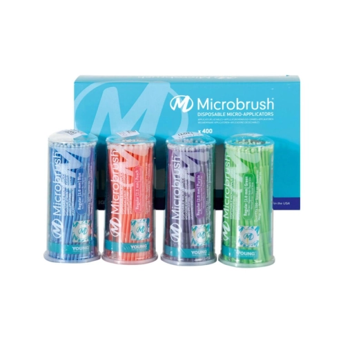 MICROBRUSH TUBE SERIES APPLICATORS ASSORTIMENT FIJN 1,5mm (4x100st)